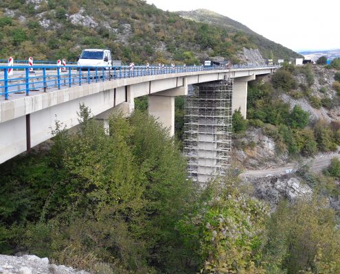 Recovery of the S2 pillar on the Sučević viaduct on DC D1